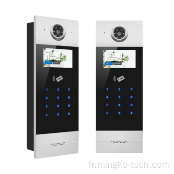 Boutons touchés Multi appartement Interphone Video Doorbell